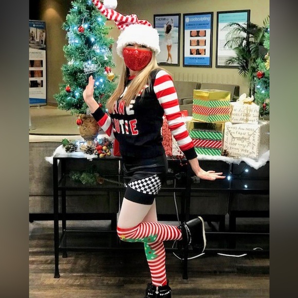 Christmas Candy Cane Cutie Sweater - Picture 4 of 4